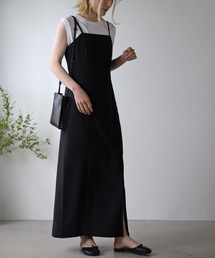 UNFIELD | 【2022 S/S New Arrival】スリットキャミワンピース(ワンピース)