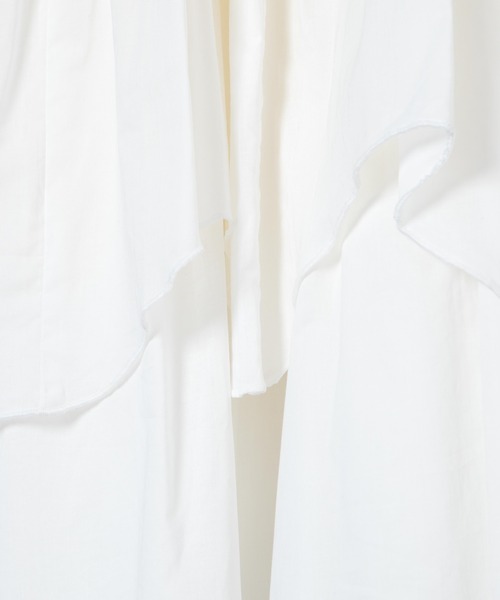 WEGO（ウィゴー）の「WEGO/アシメフリルティアードロングスカート（スカート・レディース・ホワイト・FREE）」の7枚目の写真