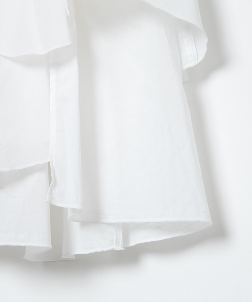 WEGO（ウィゴー）の「WEGO/アシメフリルティアードロングスカート（スカート・レディース・ホワイト・FREE）」の8枚目の写真