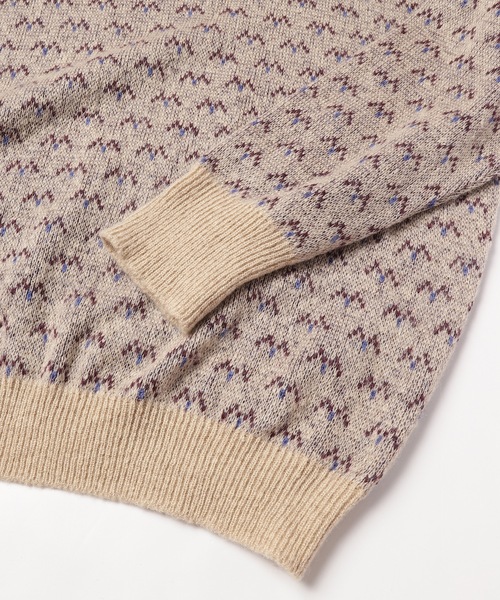wonderland(ワンダーランド)の「Birdsfly(ニット/セーター・メンズ・ベージュ/グリーン・0/1)」の9枚目の写真