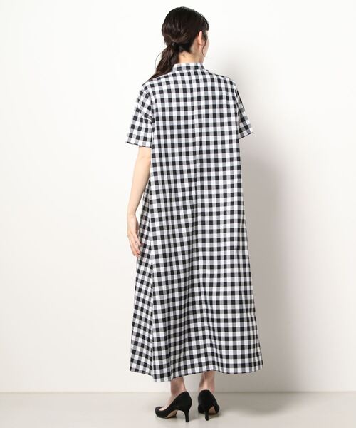 PICCIN（ピッチン）の「スキッパーフレアワンピース（ワンピース・レディース・カーキ/ブルー/ブラック系その他・M）」の5枚目の写真