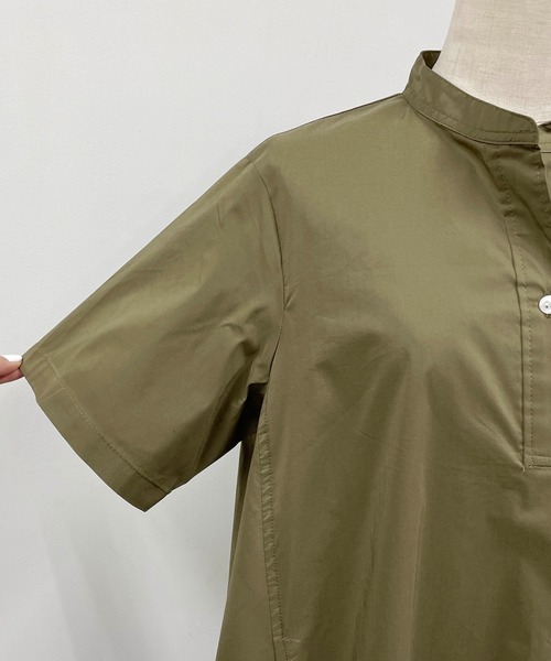 PICCIN（ピッチン）の「スキッパーフレアワンピース（ワンピース・レディース・カーキ/ブルー/ブラック系その他・M）」の12枚目の写真