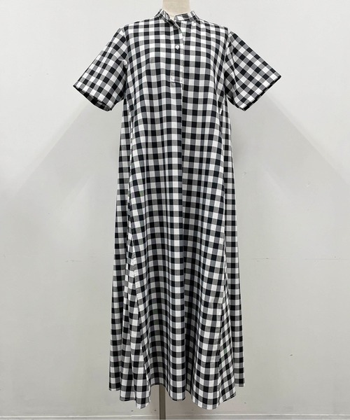 PICCIN（ピッチン）の「スキッパーフレアワンピース（ワンピース・レディース・カーキ/ブルー/ブラック系その他・M）」の6枚目の写真