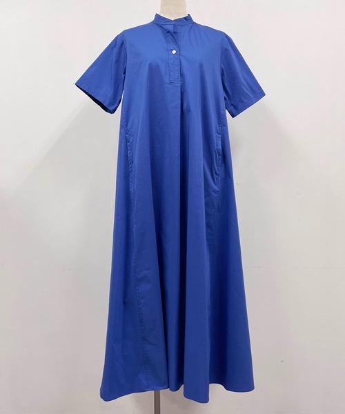 PICCIN（ピッチン）の「スキッパーフレアワンピース（ワンピース・レディース・カーキ/ブルー/ブラック系その他・M）」の7枚目の写真