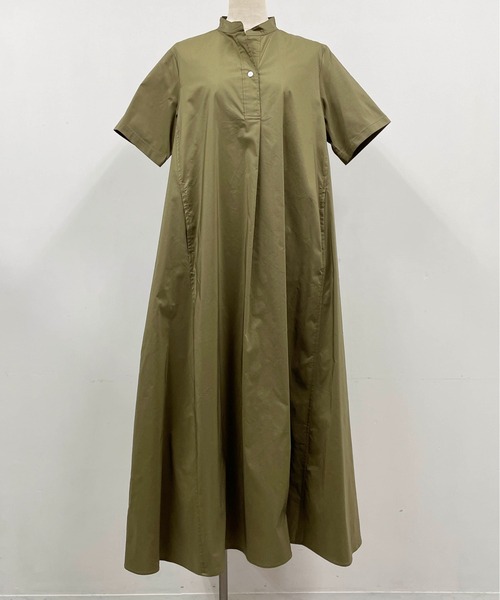 PICCIN（ピッチン）の「スキッパーフレアワンピース（ワンピース・レディース・カーキ/ブルー/ブラック系その他・M）」の8枚目の写真