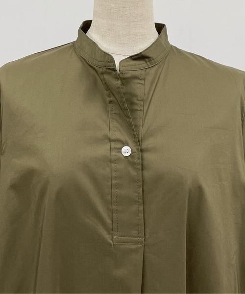 PICCIN（ピッチン）の「スキッパーフレアワンピース（ワンピース・レディース・カーキ/ブルー/ブラック系その他・M）」の11枚目の写真