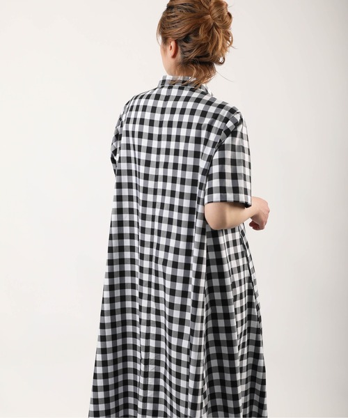 PICCIN（ピッチン）の「スキッパーフレアワンピース（ワンピース・レディース・カーキ/ブルー/ブラック系その他・M）」の21枚目の写真