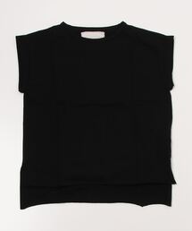 v::room（ヴィルーム）の「【V::ROOM 】ブイ ルーム/ REVERSE JZ  CREW ROLLUP SLV SS（Tシャツ/カットソー）」