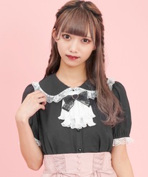 Secret Honey | プリーツタイ付ブラウス(シャツ/ブラウス)
