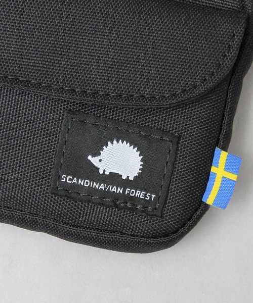 SCANDINAVIAN FOREST(スカンジナビアン・フォレスト)の「SCANDINAVIAN FOREST / スカンジナビアンフォレスト / CORDURA ショルダーポーチ / ミニショルダー / コーデュラ / ハリネズミ(ショルダーバッグ・レディース・ブラック・FREE)」の15枚目の写真