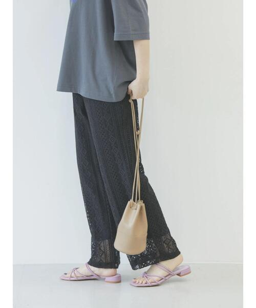 AMERICAN HOLIC(アメリカンホリック)の「レースパンツ(その他パンツ・レディース・アイボリー/ブラック・M/L/S)」の4枚目の写真