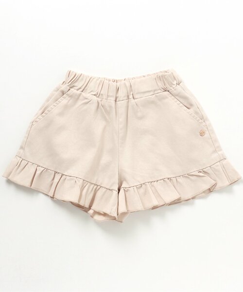 apres les cours（アプレレクール）の「WEB限定 フレアフリルショートパンツ（その他パンツ・キッズ・インディゴブルー/アイボリー/パープル/カーキ/マスタード・100/110/120/140/130/80/90）」の22枚目の写真