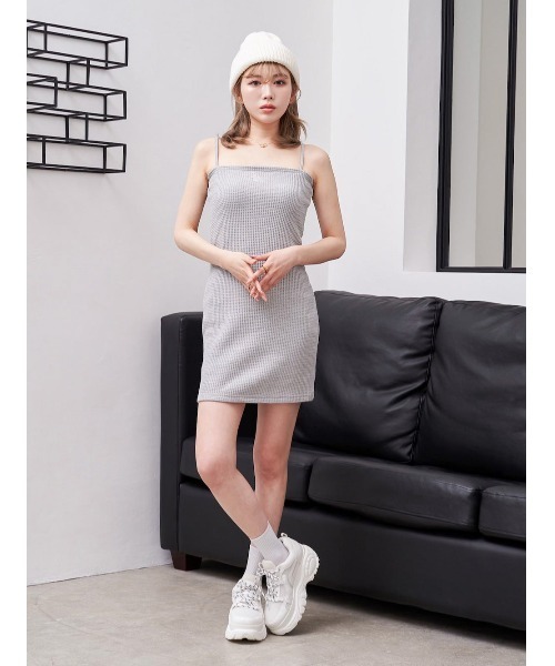 新品❤️ Darichダーリッチ DRワッフルキャミワンピース セール】DRワッフルキャミワンピース（ワンピース）｜Darich