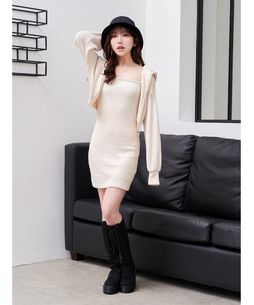 新品❤️ Darichダーリッチ DRワッフルキャミワンピース セール】DRワッフルキャミワンピース（ワンピース）｜Darich