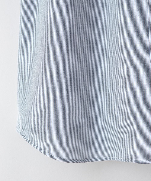 Blue Standard (ブルースタンダード)の「【BLUE STANDARD/ブルースタンダード】吸水速乾 イージーケア ピンポイント消臭 ストレッチ アルティマニットボタンダウンシャツ(シャツ/ブラウス・メンズ・ダークネイビー/ホワイト/ライトブルー/ダークブルー/ブルー系その他・X-LARGE/SMALL/MEDIUM/LARGE)」の15枚目の写真