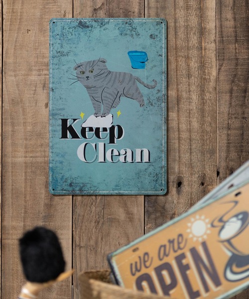 猫２ブリキ看板ヴィンテージ壁掛けパネルアンティークレトロ雑貨インテリア1A 猫2ブリキ看板ヴィンテージ壁掛けパネルアンティークレトロ雑貨