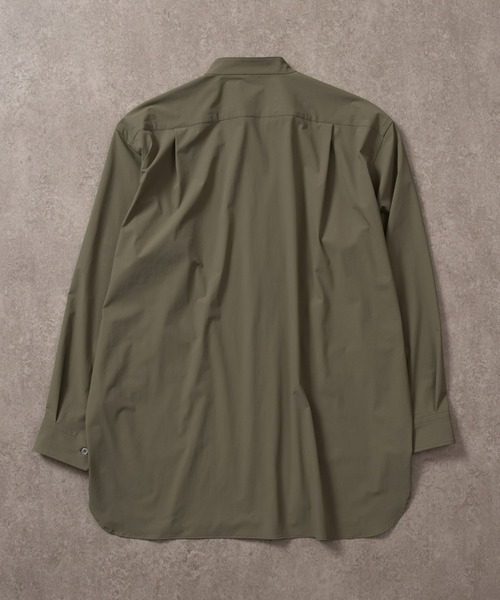 BRICK & SONS（ブリックアンドサンズ）の「CORDURA リラックス バンドカラーシャツ＜カーキ＞（シャツ/ブラウス・メンズ・カーキ・LL/S/M/L）」の18枚目の写真