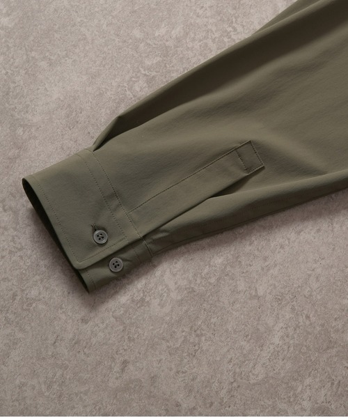 BRICK & SONS（ブリックアンドサンズ）の「CORDURA リラックス バンドカラーシャツ＜カーキ＞（シャツ/ブラウス・メンズ・カーキ・LL/S/M/L）」の14枚目の写真