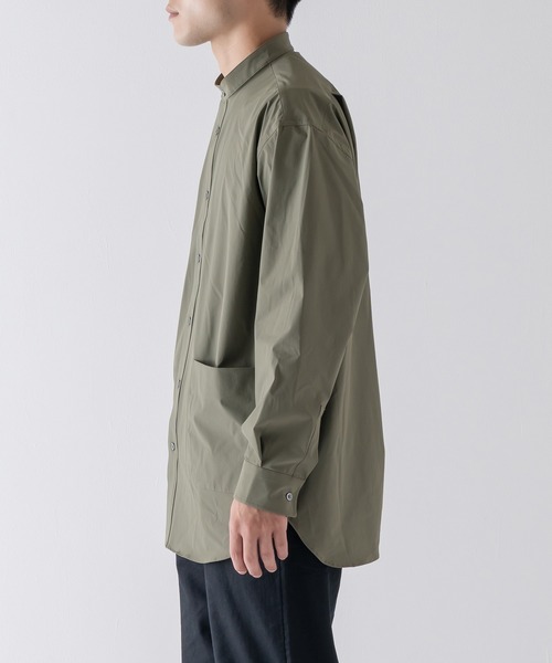 BRICK & SONS（ブリックアンドサンズ）の「CORDURA リラックス バンドカラーシャツ＜カーキ＞（シャツ/ブラウス・メンズ・カーキ・LL/S/M/L）」の21枚目の写真
