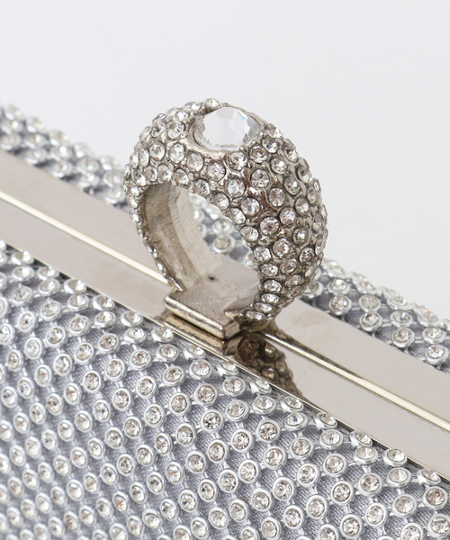 Tiara（ティアラ）の「ラインストーンバッグ（ハンドバッグ・レディース・シルバー・FREE）」の6枚目の写真