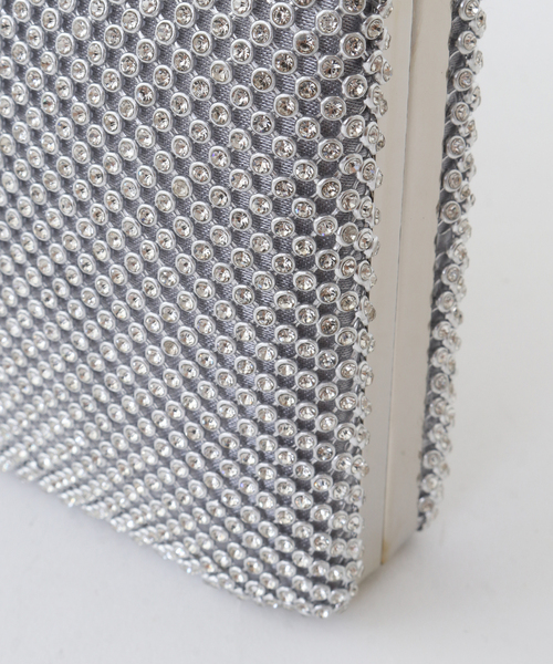 Tiara（ティアラ）の「ラインストーンバッグ（ハンドバッグ・レディース・シルバー・FREE）」の3枚目の写真
