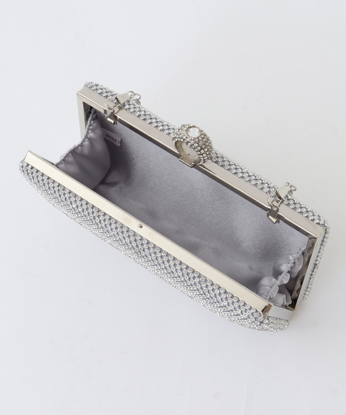 Tiara（ティアラ）の「ラインストーンバッグ（ハンドバッグ・レディース・シルバー・FREE）」の2枚目の写真