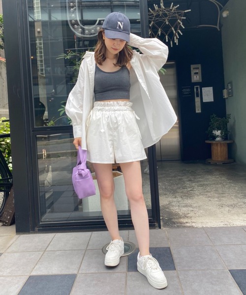 one after another NICE CLAUP(ワンアフターアナザーナイスクラップ)の「ワンハンドルカラフルミニバッグ(ハンドバッグ・レディース・サーモンピンク/ホワイト/パープル・FREE)」の17枚目の写真