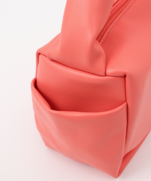 one after another NICE CLAUP(ワンアフターアナザーナイスクラップ)の「ワンハンドルカラフルミニバッグ(ハンドバッグ・レディース・サーモンピンク/ホワイト/パープル・FREE)」の16枚目の写真