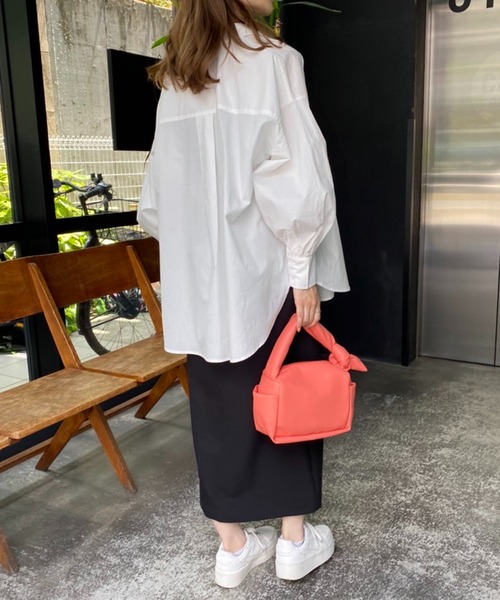 one after another NICE CLAUP(ワンアフターアナザーナイスクラップ)の「ワンハンドルカラフルミニバッグ(ハンドバッグ・レディース・サーモンピンク/ホワイト/パープル・FREE)」の20枚目の写真