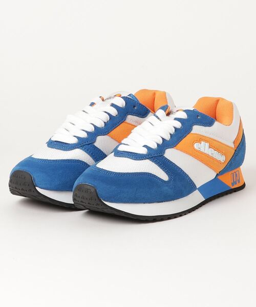 ellesse(エレッセ)の「ellesse LS117'19 (BL/OR)(スニーカー・メンズ・ブルー・26.5cm/24.0cm/25.0cm/26.0cm/27.0cm/23.5cm)」の1枚目の写真
