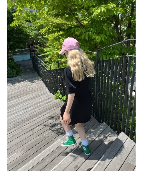 WC（ダブル シー）の「ウエストタックフレアワンピース（ワンピース・レディース・ブラック/グレー・FREE）」の10枚目の写真