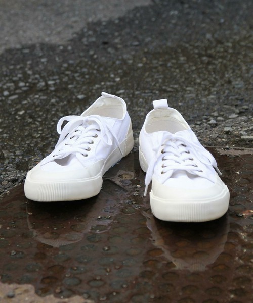coen（コーエン）の「マッドガードスニーカー（スニーカー・メンズ・ホワイト/ブラウン/オリーブ・MEDIUM/SMALL/LARGE）」の2枚目の写真