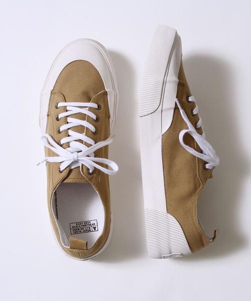 coen（コーエン）の「マッドガードスニーカー（スニーカー・メンズ・ホワイト/ブラウン/オリーブ・MEDIUM/SMALL/LARGE）」の9枚目の写真