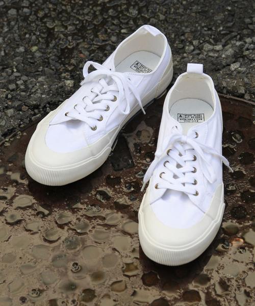 coen（コーエン）の「マッドガードスニーカー（スニーカー・メンズ・ホワイト/ブラウン/オリーブ・MEDIUM/SMALL/LARGE）」の17枚目の写真