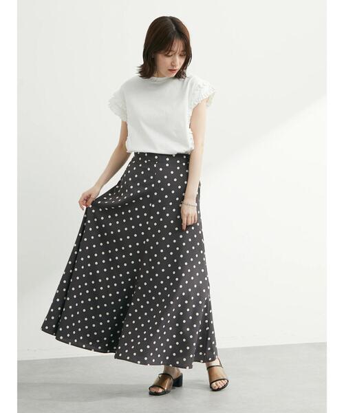 Sugar spoon(シュガースプーン)の「・SUGAR SPOON フリルノースリーブTシャツ(Tシャツ/カットソー・レディース・ライトグレー/ブラック/オフホワイト/イエロー・FREE)」の15枚目の写真