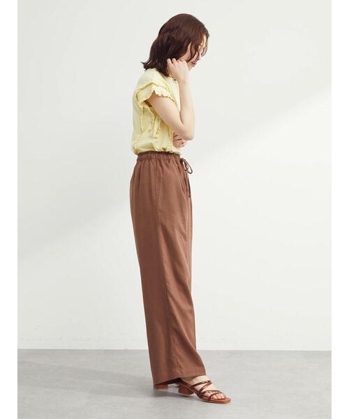 Sugar spoon(シュガースプーン)の「・SUGAR SPOON フリルノースリーブTシャツ(Tシャツ/カットソー・レディース・ライトグレー/ブラック/オフホワイト/イエロー・FREE)」の8枚目の写真