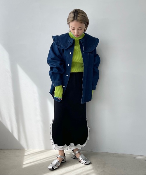 SANSeLF（サンセルフ）の「ワンウォッシュデニムセットアップ【SANSeLF】sanw22a031（セットアップ・レディース・ワンウォッシュ・FREE）」の19枚目の写真