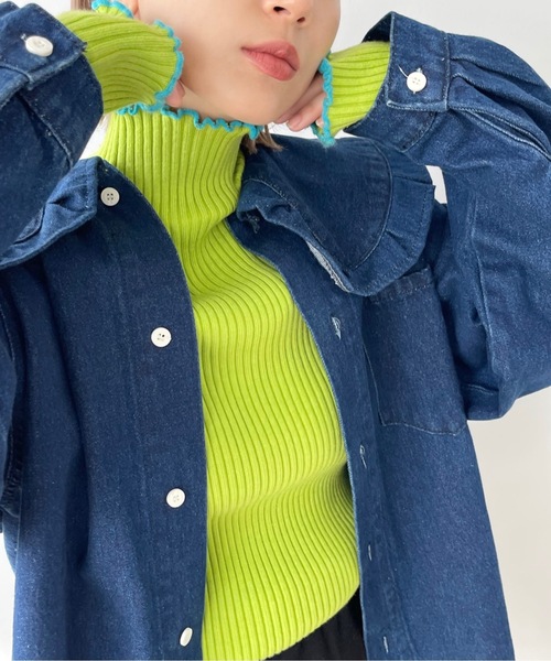 SANSeLF（サンセルフ）の「ワンウォッシュデニムセットアップ【SANSeLF】sanw22a031（セットアップ・レディース・ワンウォッシュ・FREE）」の21枚目の写真