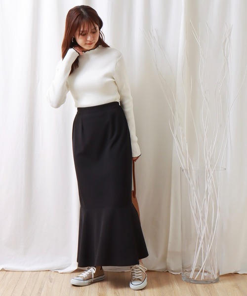 libelle more（リベル モア）の「配色メロースフレニット（ニット/セーター・レディース・ブラック/オフホワイト/ピンク/モカ/ラベンダー・M/L）」の21枚目の写真