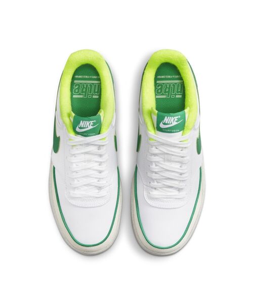 NIKE(ナイキ)の「ナイキ コート ビジョン LOW キャンバス ウィメンズシューズ / Nike Court Vision Low Canvas Women's Shoes(スニーカー・レディース・ホワイト・23/24/25/26/25.5/26.5/24.5/23.5/22.5)」の4枚目の写真