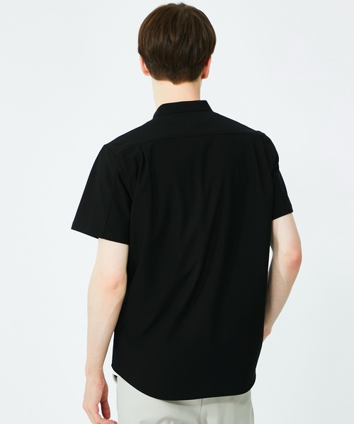 UNITED TOKYO（ユナイテッドトウキョウ）の「Dryスリムバンドカラー半袖シャツ（シャツ/ブラウス・メンズ・ホワイト/ブラック/ミント・1/2/3）」の11枚目の写真