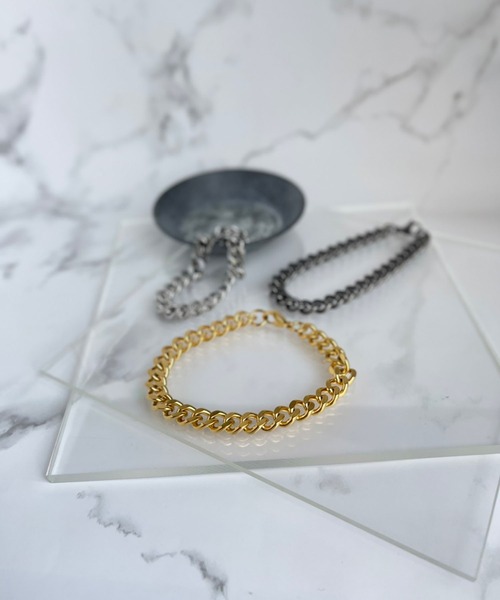 BROTHERHOOD（ブラザーフッド）の「【BROTHERHOOD】ボリュームチェーンブレスレット（ブレスレット・メンズ・ブラック/シルバー/ゴールド・FREE）」の6枚目の写真