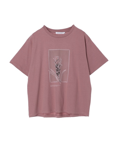 AMERICAN HOLIC（アメリカンホリック）の「Flowerフォトプリントカットプルオーバー（Tシャツ/カットソー・レディース・ピンク/ブルー・M/L）」の19枚目の写真
