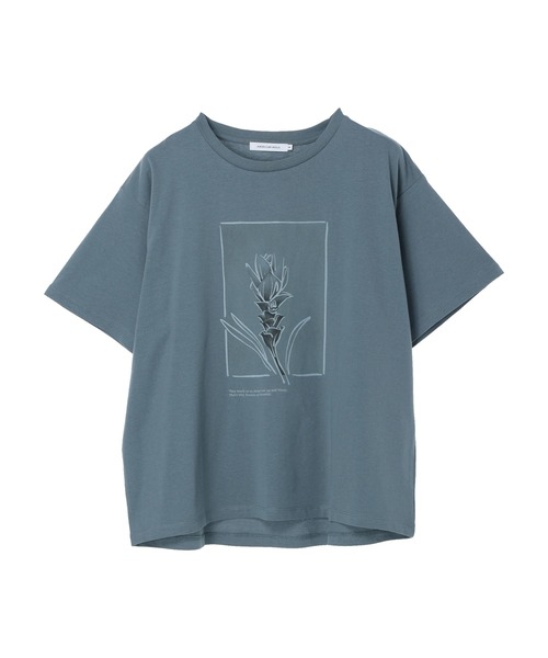 AMERICAN HOLIC（アメリカンホリック）の「Flowerフォトプリントカットプルオーバー（Tシャツ/カットソー・レディース・ピンク/ブルー・M/L）」の20枚目の写真