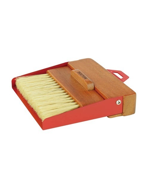 DULTON（ダルトン）の「DUSTPAN AND BRUSH/ほうき&ちりとりセット（掃除グッズ・メンズ・レッド/アイボリー/シルバー・FREE）」の9枚目の写真