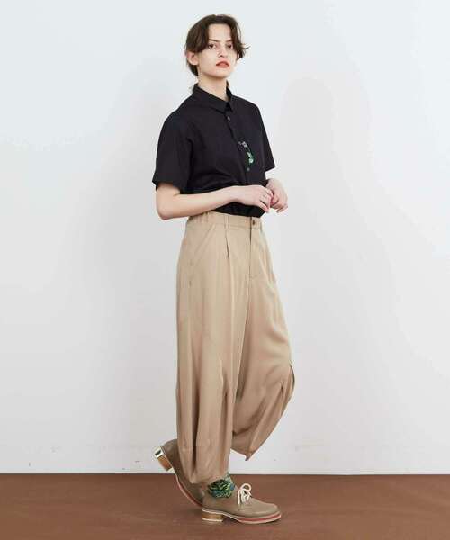 FRAPBOIS（フラボア）の「バルブ パンツ（その他パンツ・レディース・ベージュ/ブラック・1/0）」の17枚目の写真