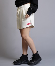 PUMA/プーマ × COCA-COLAコラボ ルーズシルエット/無地スウェットショートパンツ 53616797
