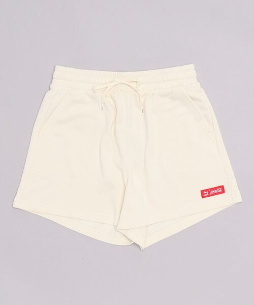 PUMA(プーマ)の「PUMA/プーマ × COCA-COLAコラボ ルーズシルエット/無地スウェットショートパンツ 53616797(その他パンツ・レディース・ホワイト・M)」の5枚目の写真