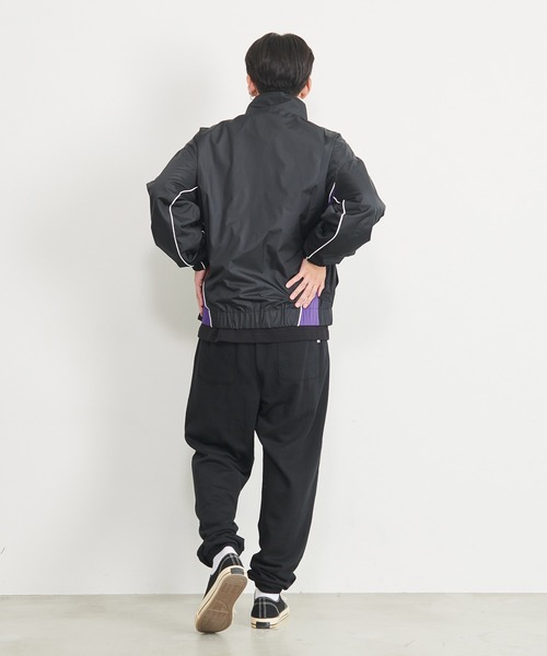 FILA（フィラ）の「FILA/フィラ ジャケット パイピング 配色切替 トラックジャケット ジャージ アウター（ナイロンジャケット・メンズ・ブラック/ブラウン/グリーン・LL/M/L）」の10枚目の写真