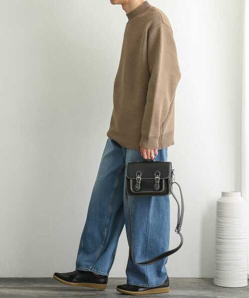 SENSE OF PLACE by URBAN RESEARCH（センスオブプレイスバイアーバンリサーチ）の「『ユニセックス』サッチェルショルダーバッグ（ショルダーバッグ・メンズ・ブラック/ブラック系その他・ONE）」の3枚目の写真